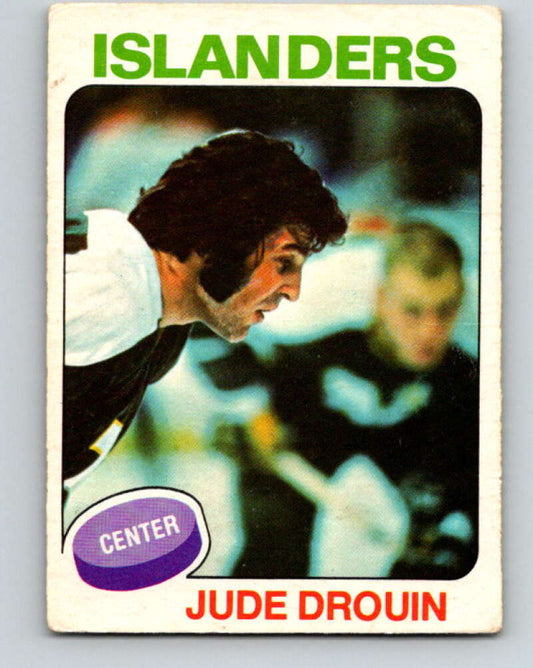 1975-76 O-Pee-Chee #224 Jude Drouin  New York Islanders  V6156