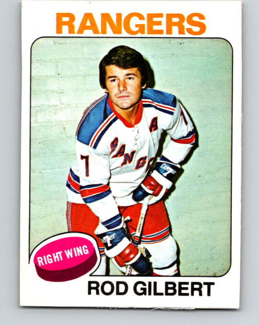 1975-76 O-Pee-Chee #225 Rod Gilbert  New York Rangers  V6162