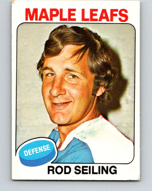 1975-76 O-Pee-Chee #229 Rod Seiling  Toronto Maple Leafs  V6180