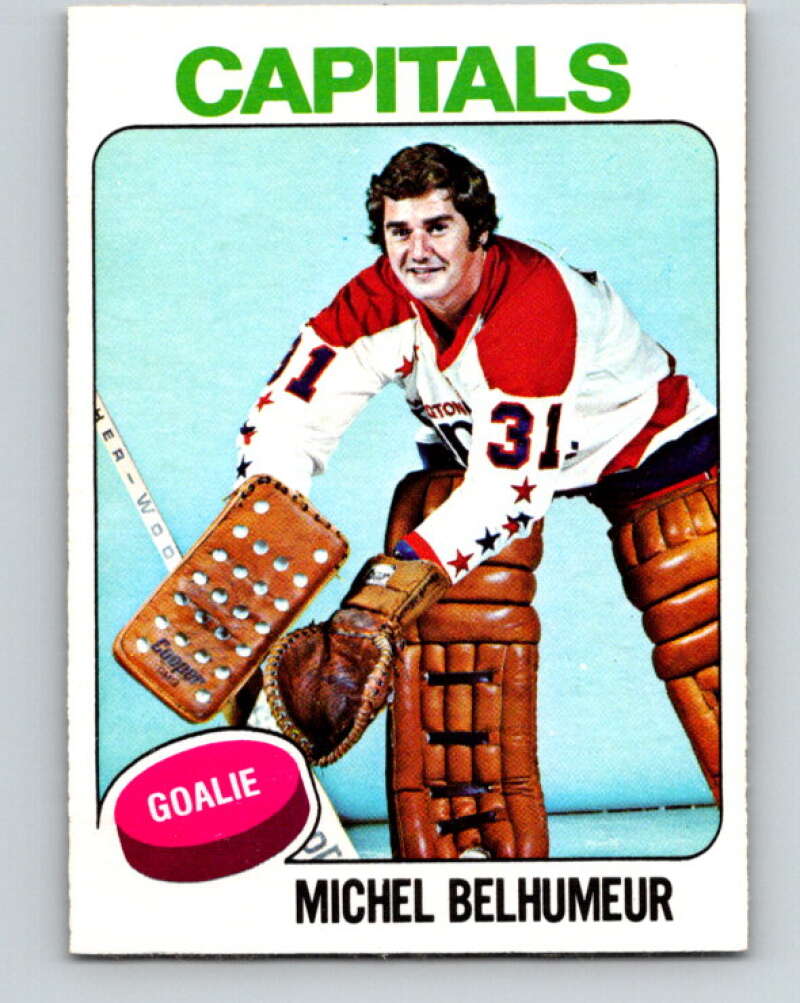 1975-76 O-Pee-Chee #232 Michel Belhumeur  Washington Capitals  V6195