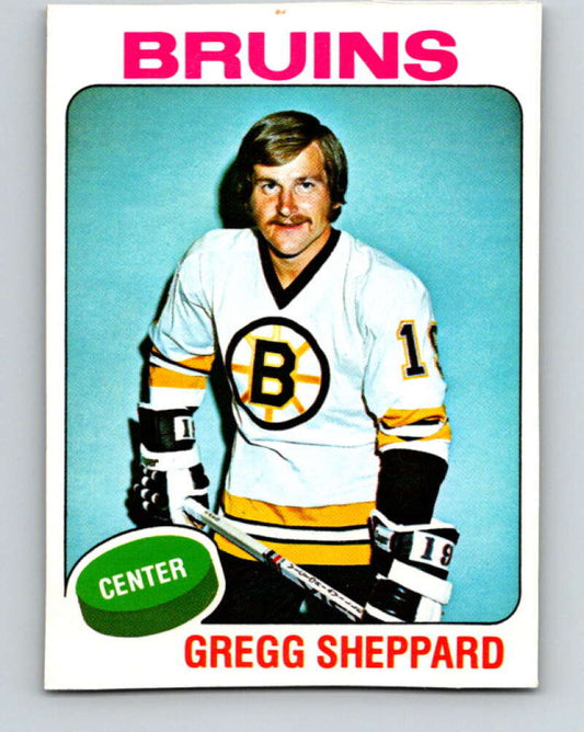 1975-76 O-Pee-Chee #235 Gregg Sheppard  Boston Bruins  V6204