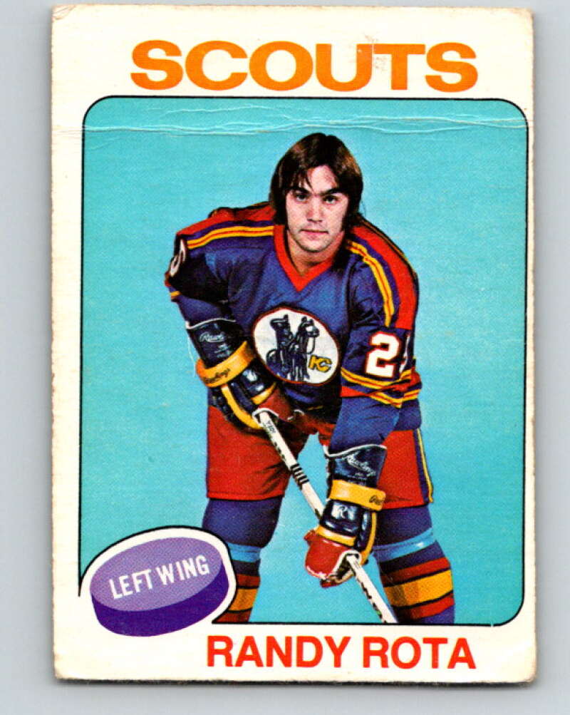 1975-76 O-Pee-Chee #237 Randy Rota  Kansas City Scouts  V6215