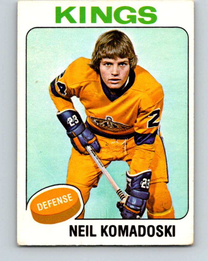1975-76 O-Pee-Chee #238 Neil Komadoski  Los Angeles Kings  V6221
