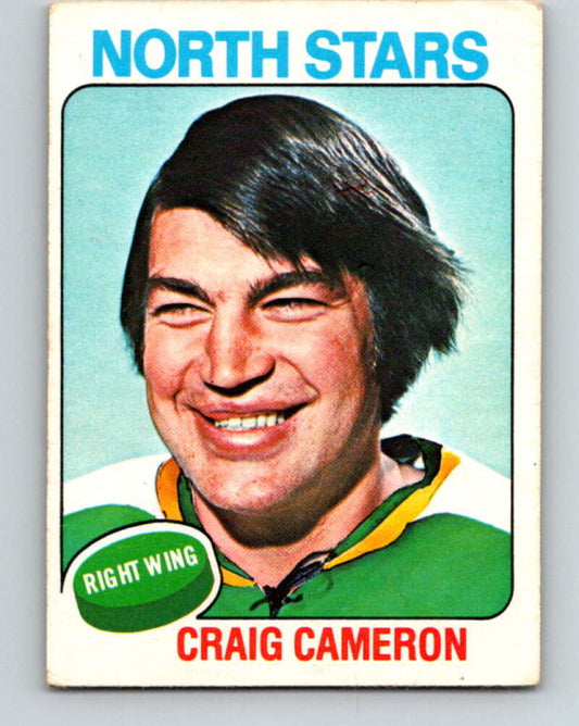 1975-76 O-Pee-Chee #239 Craig Cameron  Minnesota North Stars  V6228