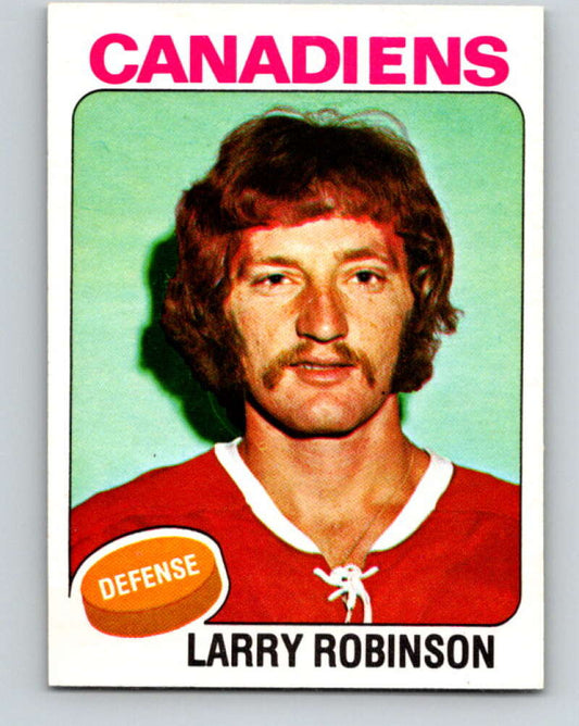 1975-76 O-Pee-Chee #241 Larry Robinson  Montreal Canadiens  V6236