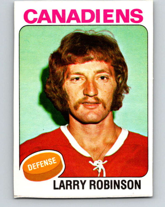 1975-76 O-Pee-Chee #241 Larry Robinson  Montreal Canadiens  V6237