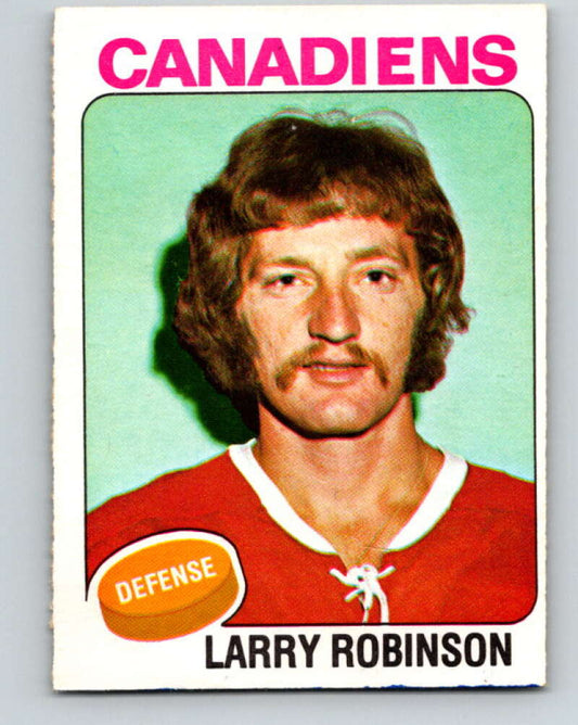 1975-76 O-Pee-Chee #241 Larry Robinson  Montreal Canadiens  V6239