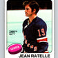 1975-76 O-Pee-Chee #243 Jean Ratelle  New York Rangers  V6243