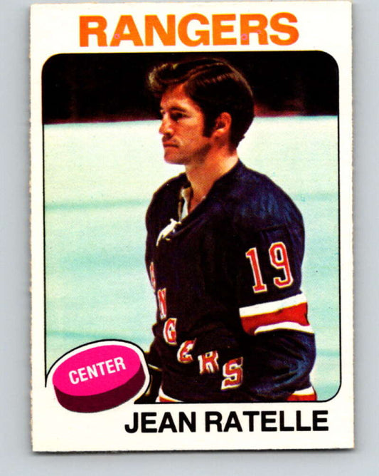 1975-76 O-Pee-Chee #243 Jean Ratelle  New York Rangers  V6246