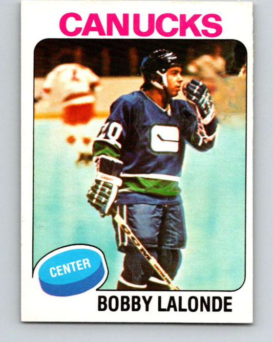 1975-76 O-Pee-Chee #246 Bobby Lalonde  Vancouver Canucks  V6262