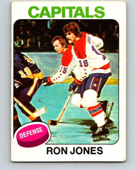 1975-76 O-Pee-Chee #247 Ron Jones  RC Rookie Washington Capitals  V6266