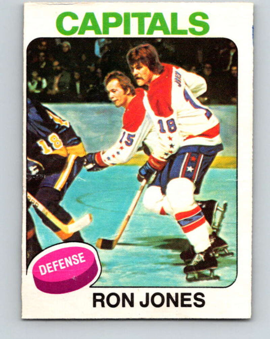 1975-76 O-Pee-Chee #247 Ron Jones  RC Rookie Washington Capitals  V6272