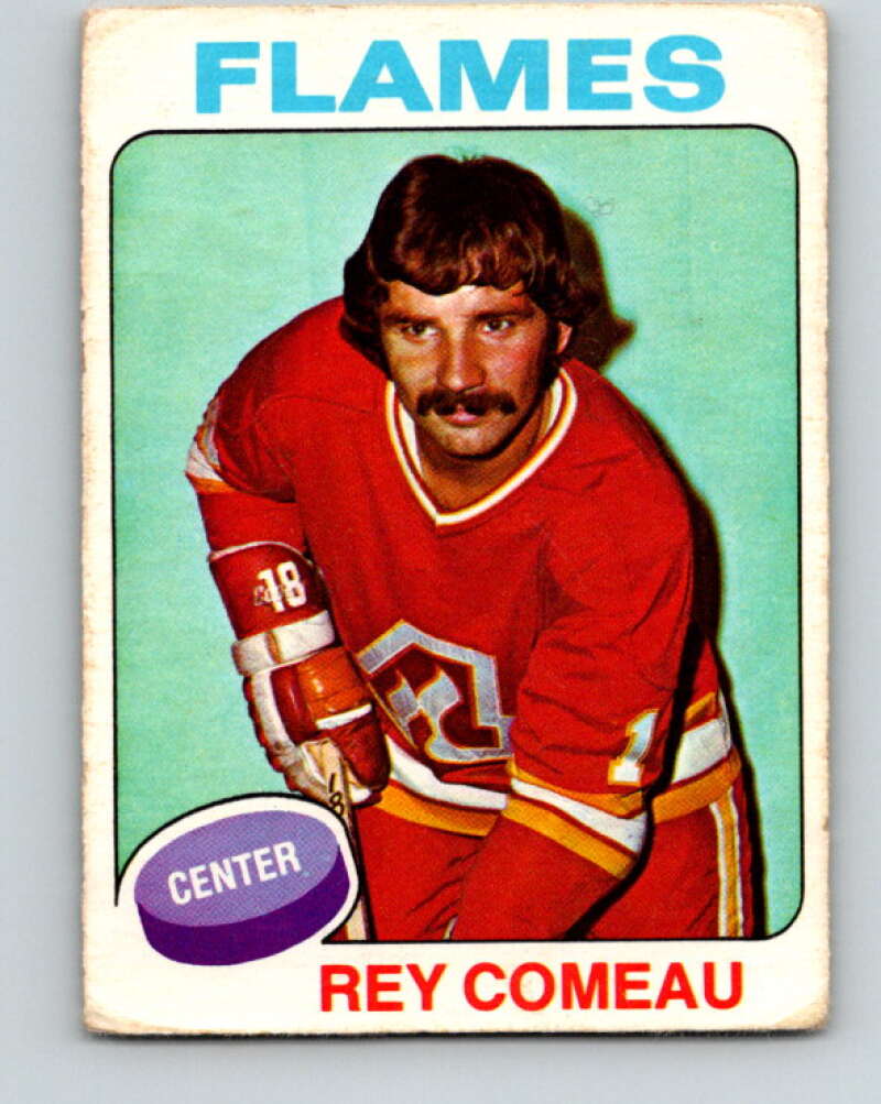 1975-76 O-Pee-Chee #248 Rey Comeau  Atlanta Flames  V6275