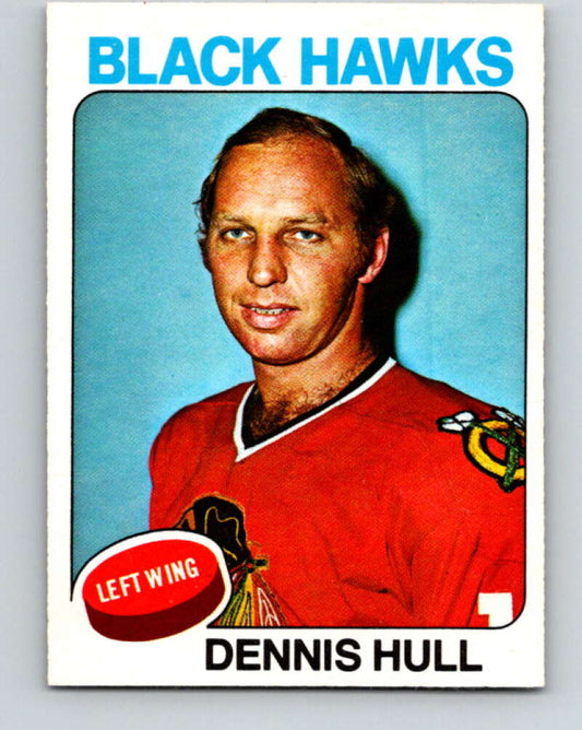 1975-76 O-Pee-Chee #254 Dennis Hull  Chicago Blackhawks  V6292