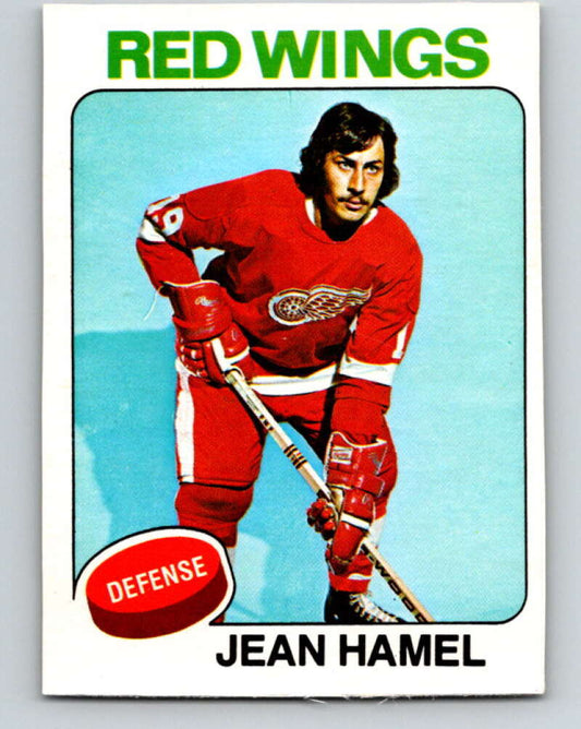 1975-76 O-Pee-Chee #257 Jean Hamel  Detroit Red Wings  V6304