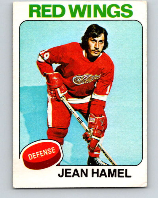 1975-76 O-Pee-Chee #257 Jean Hamel  Detroit Red Wings  V6305