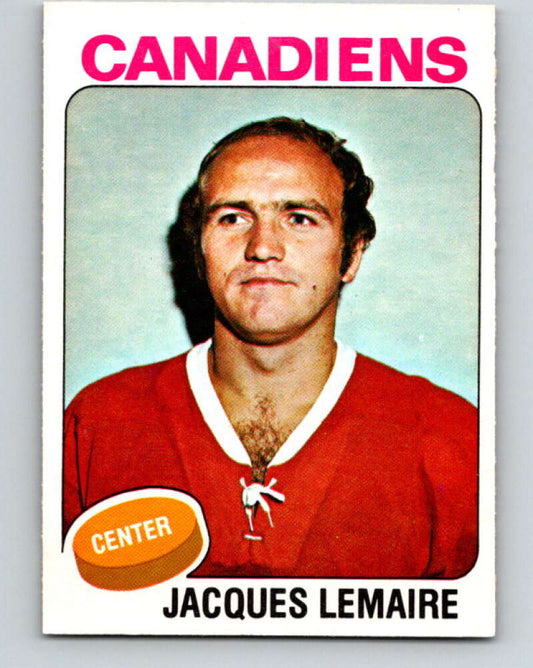 1975-76 O-Pee-Chee #258 Jacques Lemaire  Montreal Canadiens  V6311