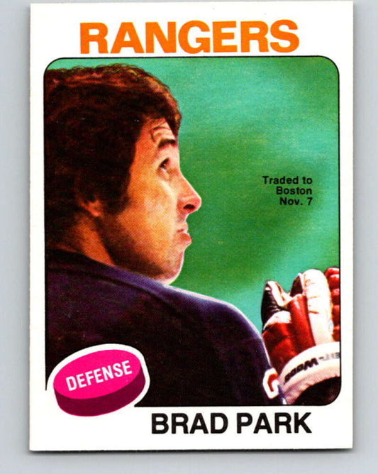 1975-76 O-Pee-Chee #260 Brad Park  New York Rangers  V6323