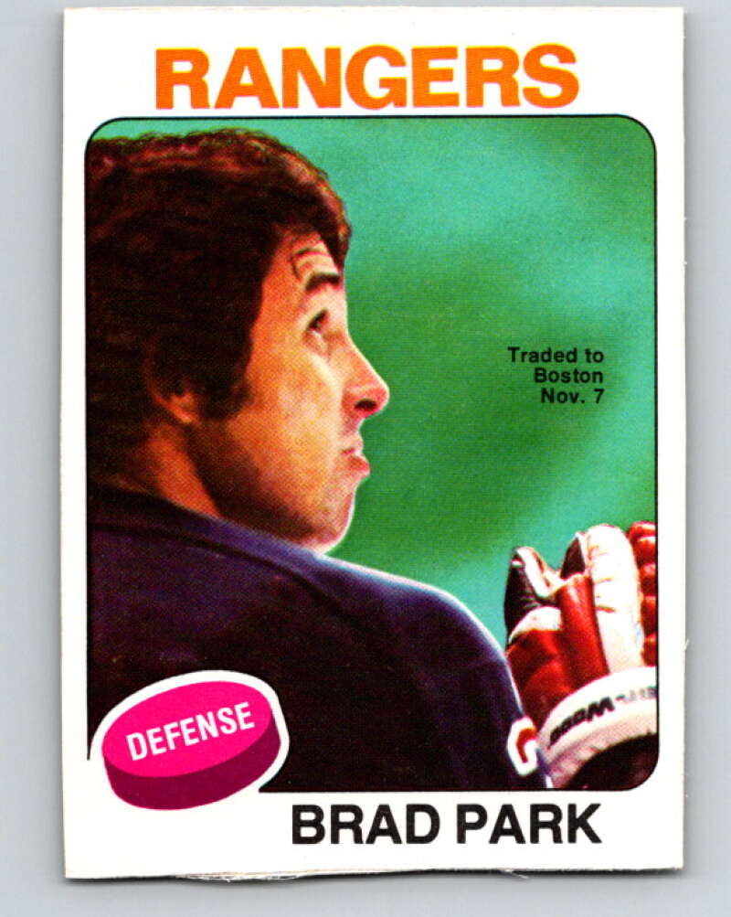 1975-76 O-Pee-Chee #260 Brad Park  New York Rangers  V6324