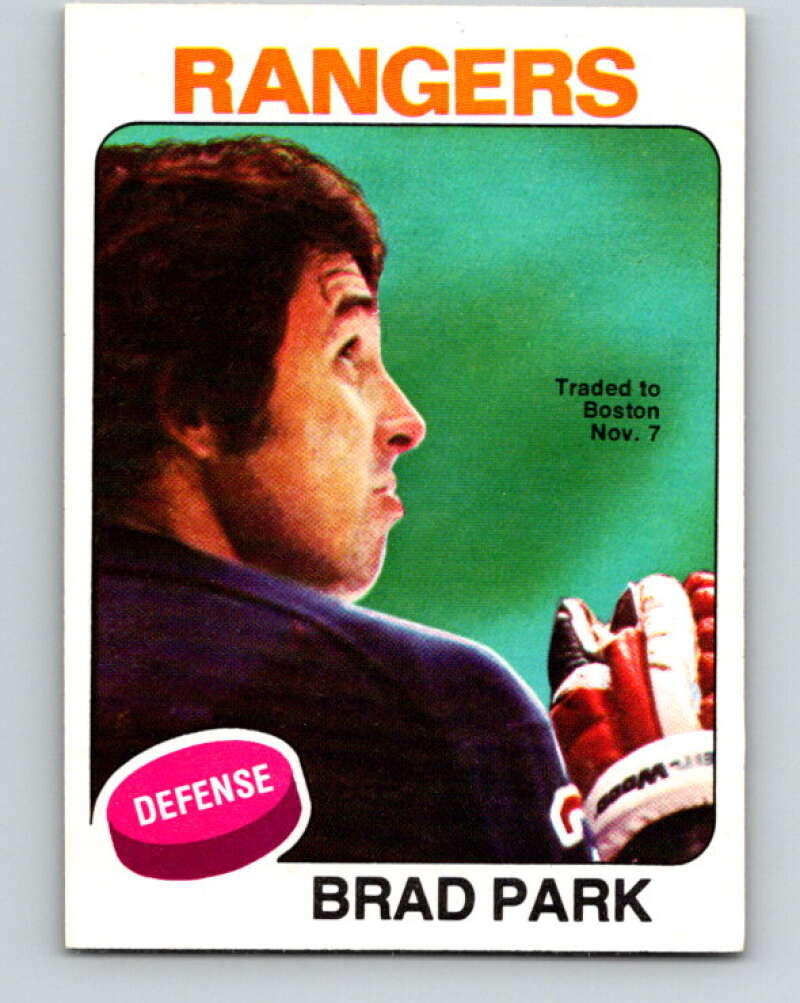 1975-76 O-Pee-Chee #260 Brad Park  New York Rangers  V6325