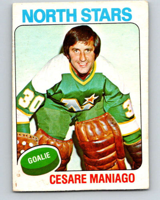 1975-76 O-Pee-Chee #261 Cesare Maniago  Minnesota North Stars  V6332