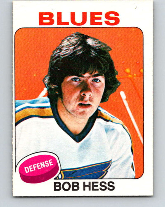 1975-76 O-Pee-Chee #264 Bob Hess  RC Rookie St. Louis Blues  V6346