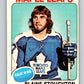 1975-76 O-Pee-Chee #265 Blaine Stoughton  Toronto Maple Leafs  V6352