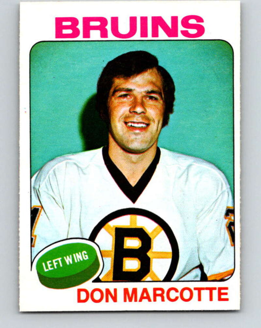 1975-76 O-Pee-Chee #269 Don Marcotte  Boston Bruins  V6373