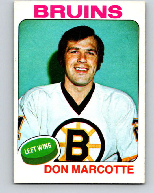 1975-76 O-Pee-Chee #269 Don Marcotte  Boston Bruins  V6375