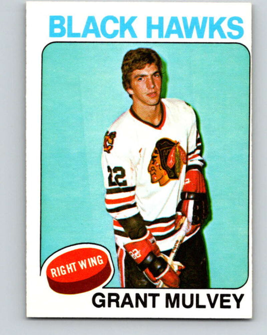 1975-76 O-Pee-Chee #272 Grant Mulvey  RC Rookie Chicago Blackhawks  V6387