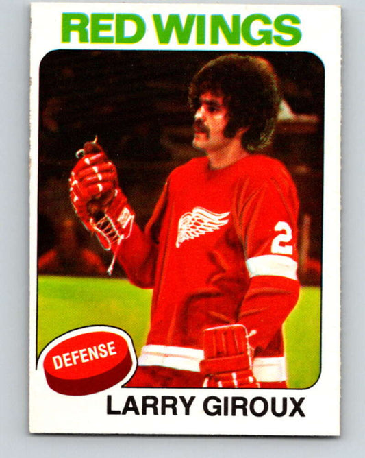1975-76 O-Pee-Chee #273 Larry Giroux  RC Rookie Detroit Red Wings  V6390