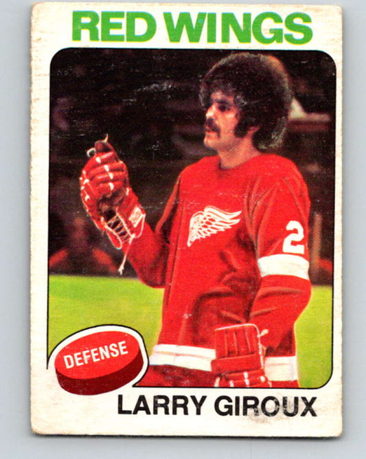 1975-76 O-Pee-Chee #273 Larry Giroux  RC Rookie Detroit Red Wings  V6392