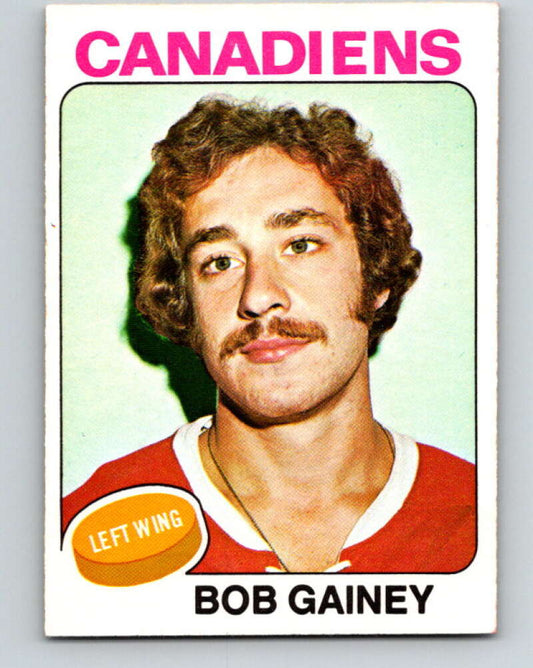 1975-76 O-Pee-Chee #278 Bob Gainey  Montreal Canadiens  V6415
