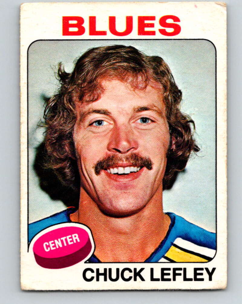 1975-76 O-Pee-Chee #282 Chuck Lefley  St. Louis Blues  V6436