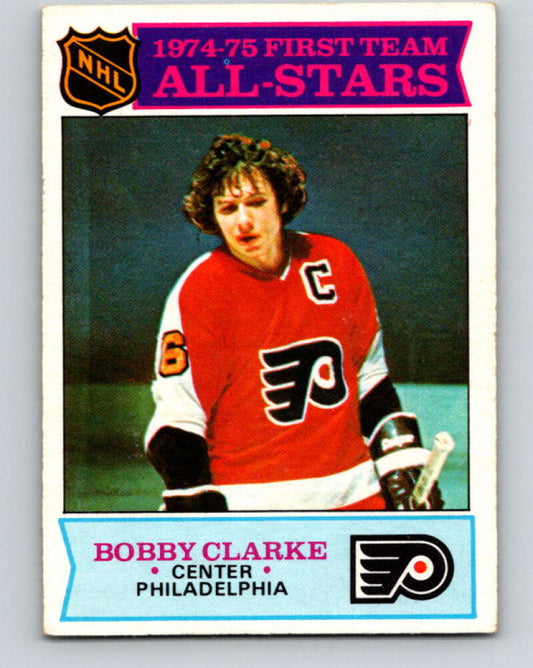 1975-76 O-Pee-Chee #286 Bobby Clarke AS  Philadelphia Flyers  V6455