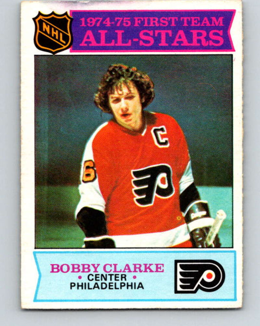 1975-76 O-Pee-Chee #286 Bobby Clarke AS  Philadelphia Flyers  V6458