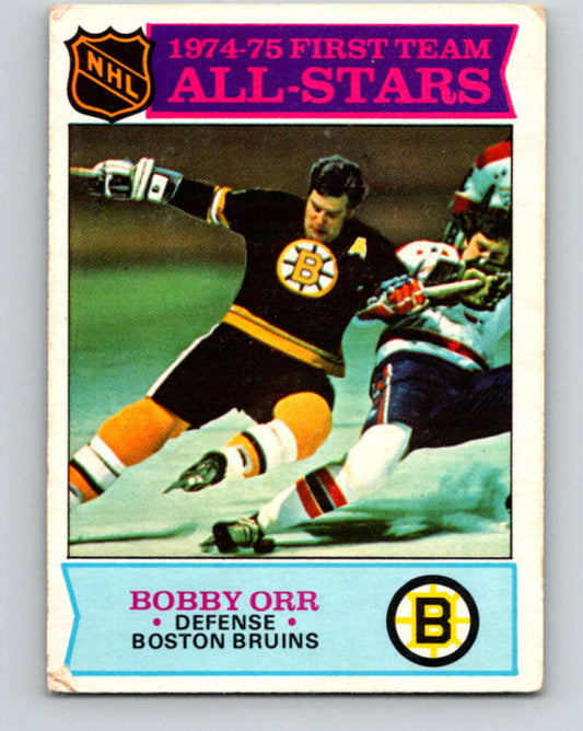 1975-76 O-Pee-Chee #288 Bobby Orr AS  Boston Bruins  V6471