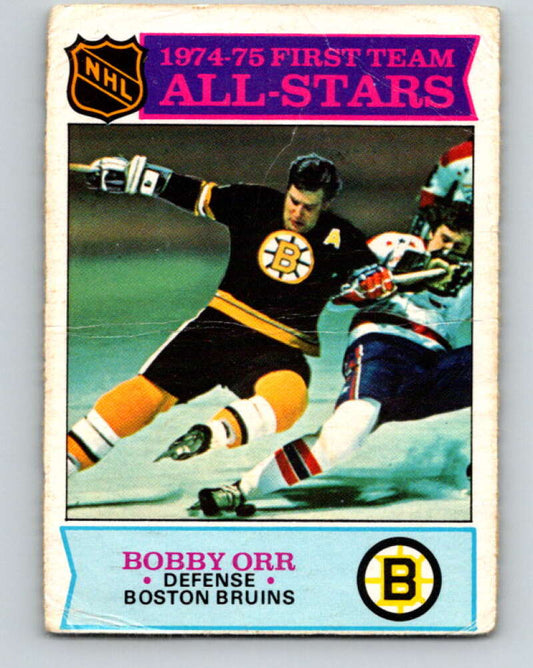 1975-76 O-Pee-Chee #288 Bobby Orr AS  Boston Bruins  V6472