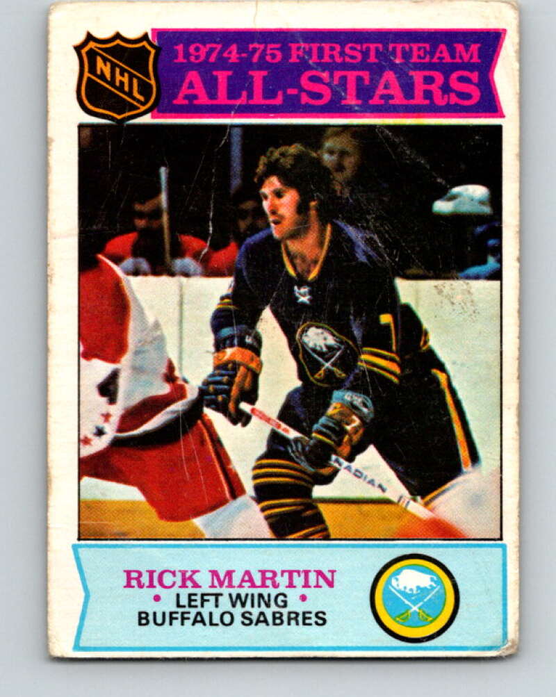 1975-76 O-Pee-Chee #289 Rick Martin AS  Buffalo Sabres  V6473