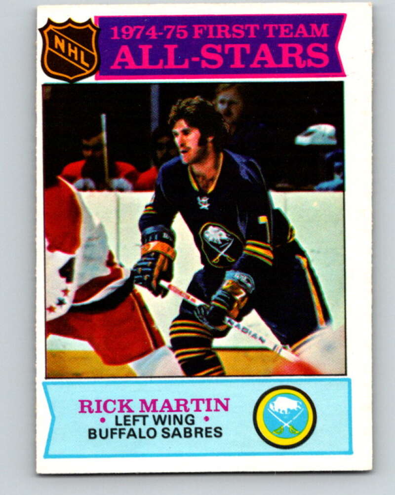 1975-76 O-Pee-Chee #289 Rick Martin AS  Buffalo Sabres  V6474