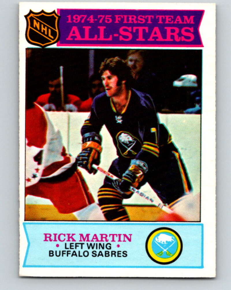 1975-76 O-Pee-Chee #289 Rick Martin AS  Buffalo Sabres  V6475