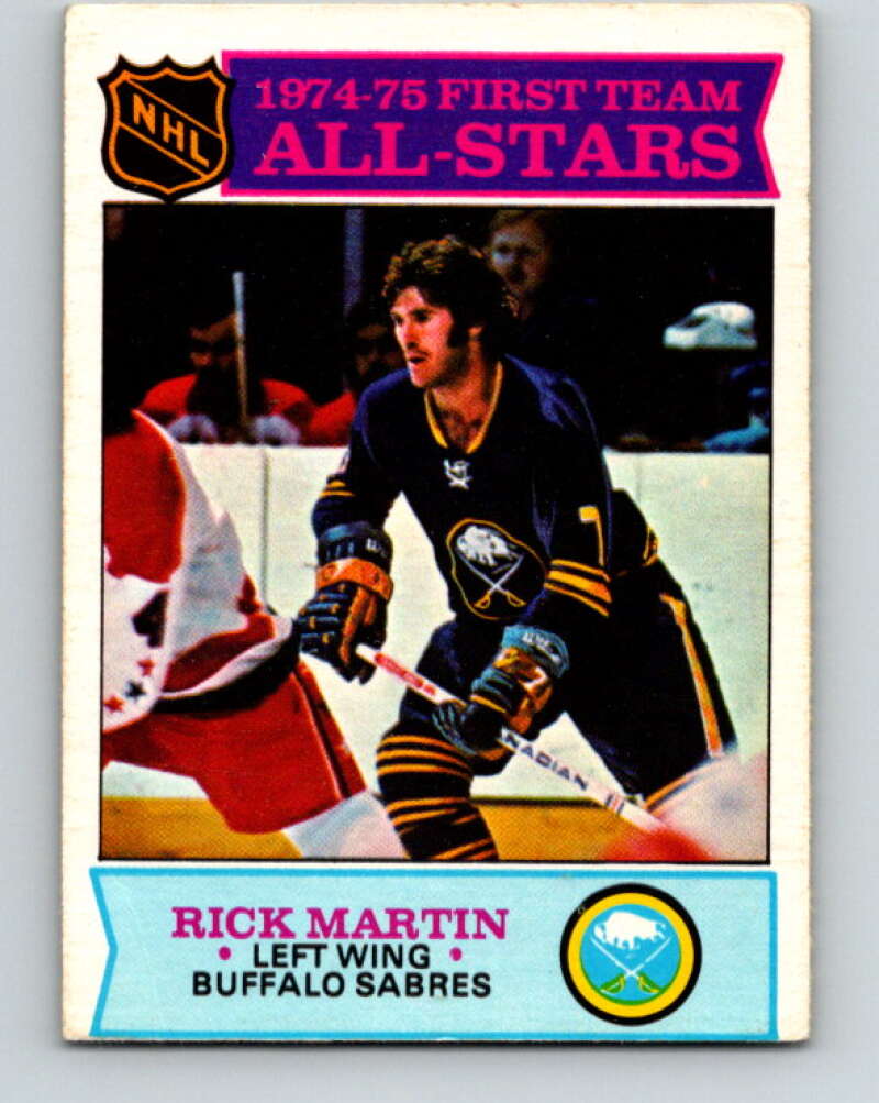 1975-76 O-Pee-Chee #289 Rick Martin AS  Buffalo Sabres  V6476