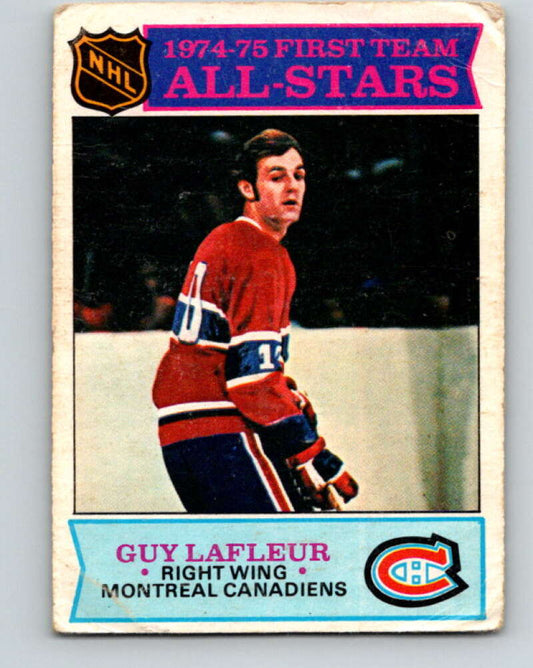 1975-76 O-Pee-Chee #290 Guy Lafleur AS  Montreal Canadiens  V6481