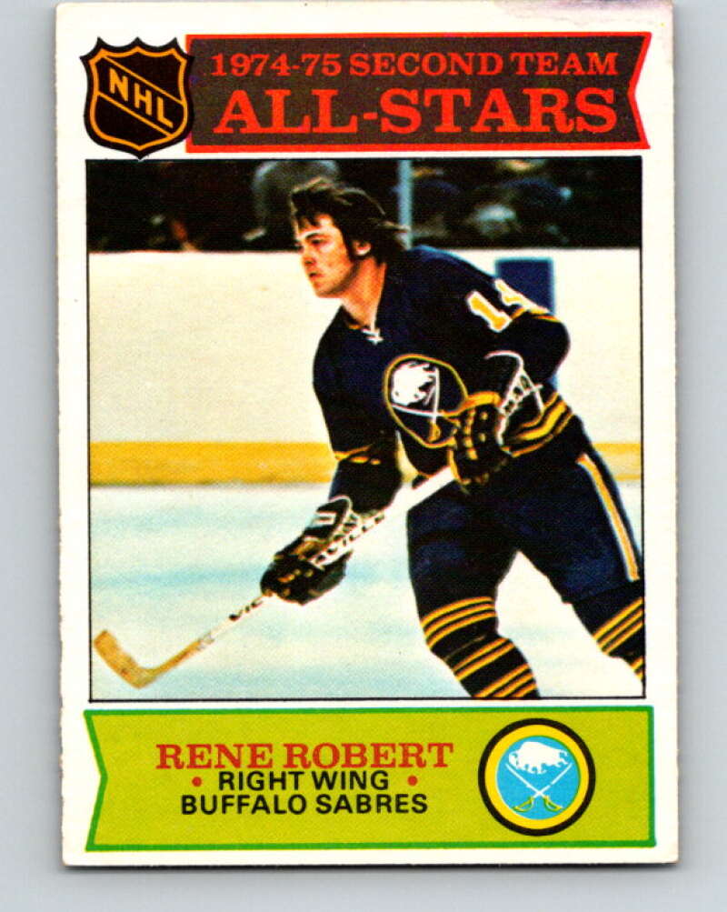 1975-76 O-Pee-Chee #296 Rene Robert AS  Buffalo Sabres  V6510