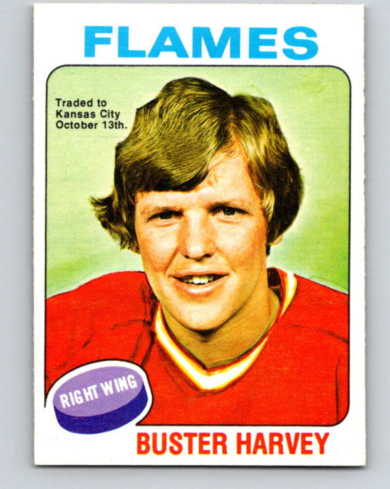 1975-76 O-Pee-Chee #298 Buster Harvey  Atlanta Flames  V6519