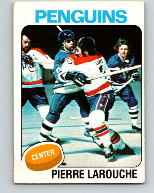 1975-76 O-Pee-Chee #305 Pierre Larouche  RC Rookie Pittsburgh Penguins  V6557