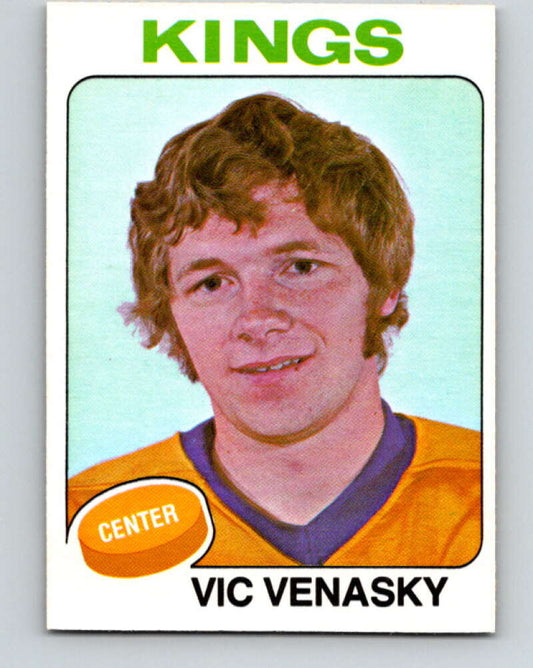 1975-76 O-Pee-Chee #312 Vic Venasky  Los Angeles Kings  V6592