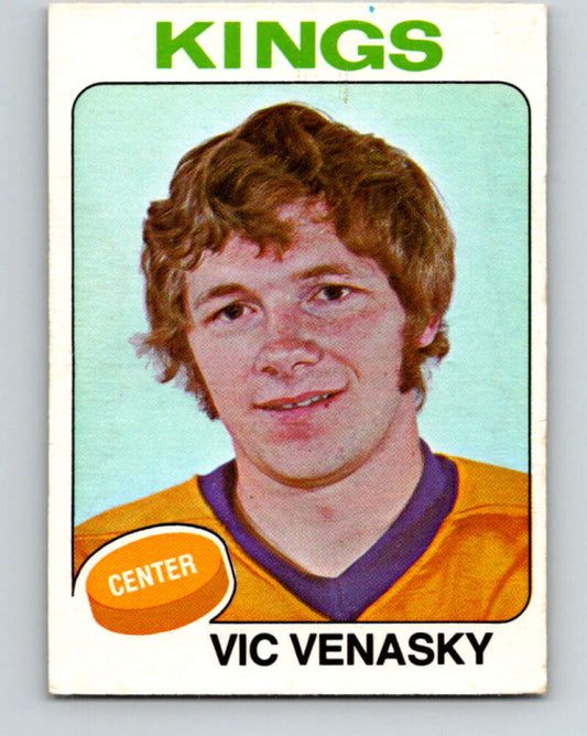 1975-76 O-Pee-Chee #312 Vic Venasky  Los Angeles Kings  V6593