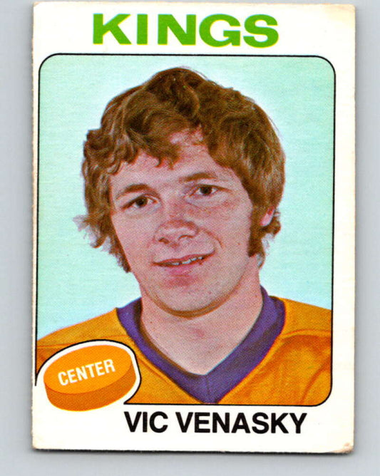 1975-76 O-Pee-Chee #312 Vic Venasky  Los Angeles Kings  V6594