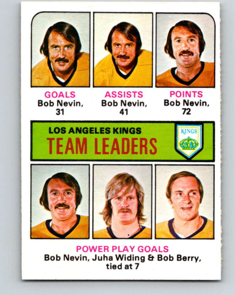 1975-76 O-Pee-Chee #320 Bob Berry TL  Los Angeles Kings  V6640